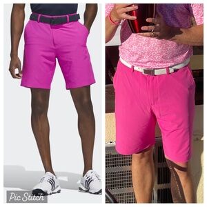 Adidas ultimate365 shorts 8.5” inseam, size 36, color:lucid fuchsia